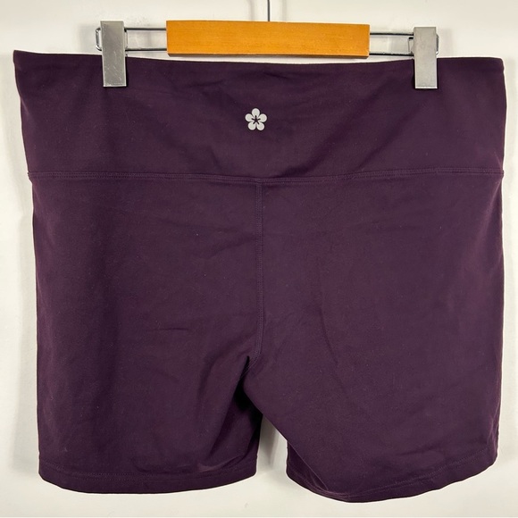 💕 Tuff Athletics Purple Bike Shorts Compression Fit XXL - Picture 2 of 7